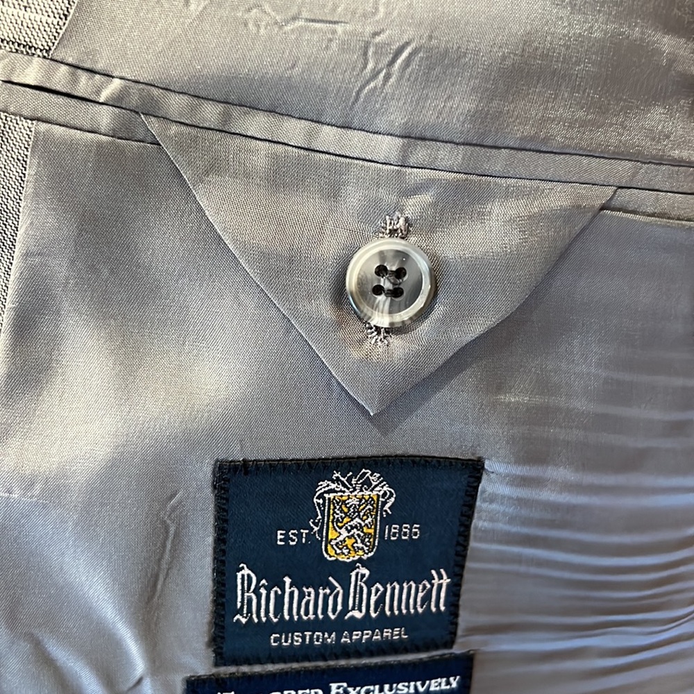 Beautiful custom Coppley Black Label Richard Burton Jacket 48 50 like new - Picture 3 of 11